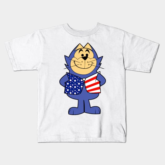 Benny the Ball - Patriotic USA Kids T-Shirt by LuisP96